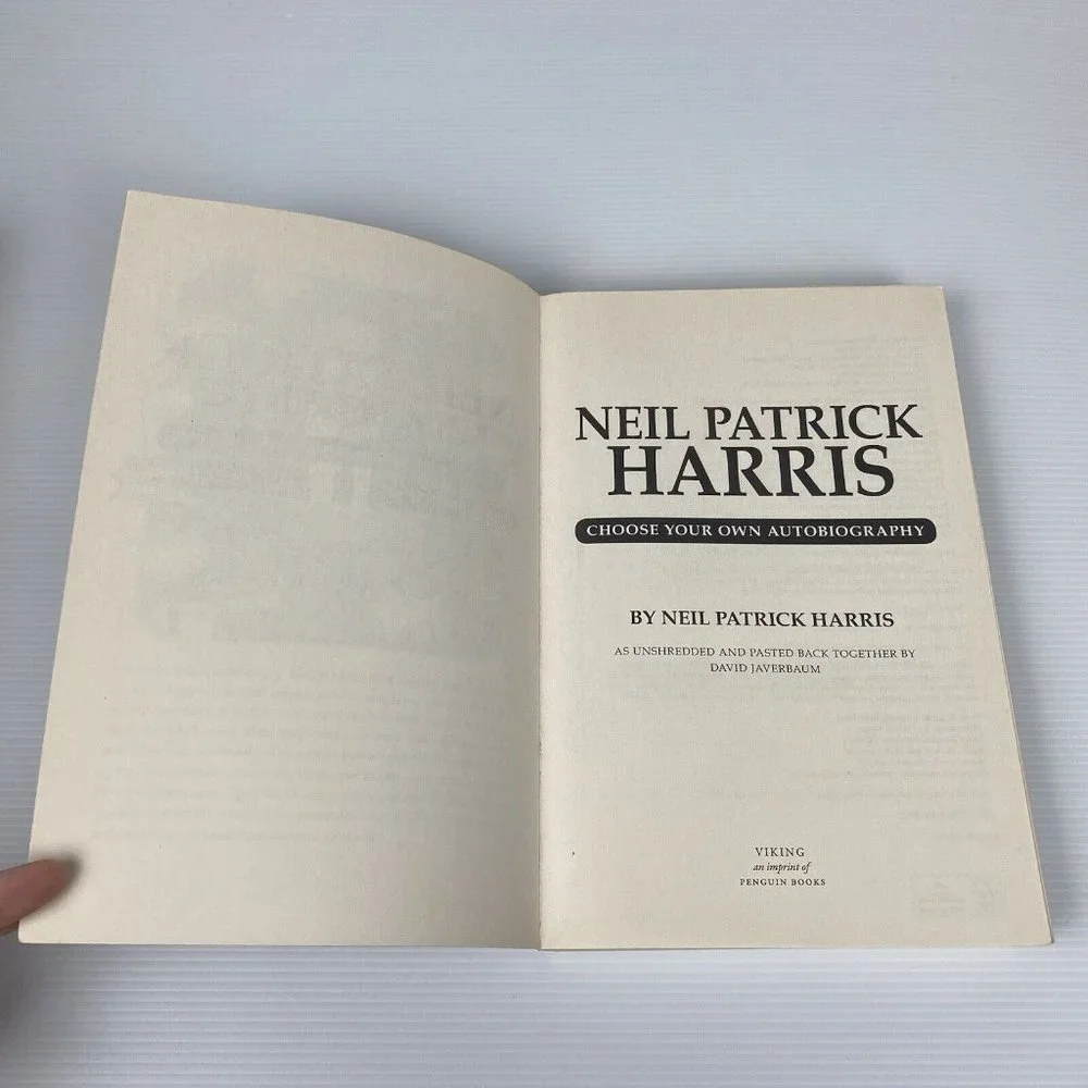 🤑 Choose Your Own Autobiography By Neil Patrick Harris Large Paperback Book - Picture 4 of 12